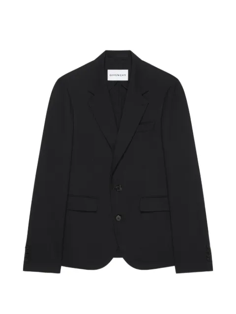 Givenchy deconstructed single-breasted jacket Black BM30K7163U