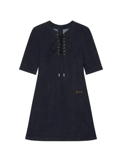 Givenchy lace-up denim mini dress Blue BW22CS5YCE