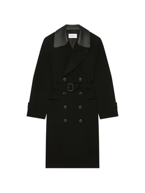 Givenchy Couture Seam double-breasted trench coat Black GIVENCHYTESTBMC09R16N8
