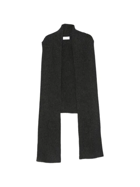 Christian Wijnants ribbed-knit scarf Grey 9084