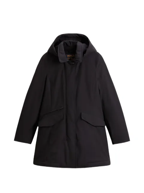 Woolrich removable-hood coat Black CFWWOU2203FRUT3342