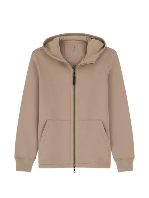 Boggi Milano full-zip hoodie in cotton-blend Scuba B Tech Neutrals BO26A086401