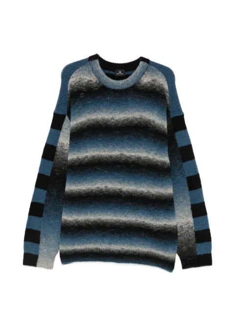 PS Paul Smith gradient-effect striped sweater Blue M2RA064W22833