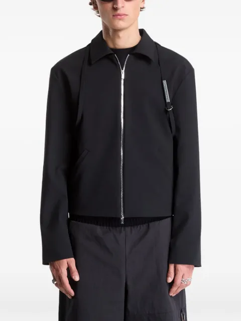 HELIOT EMIL Adsum strap-detail jacket Black AW26PREM02156BLK01CO