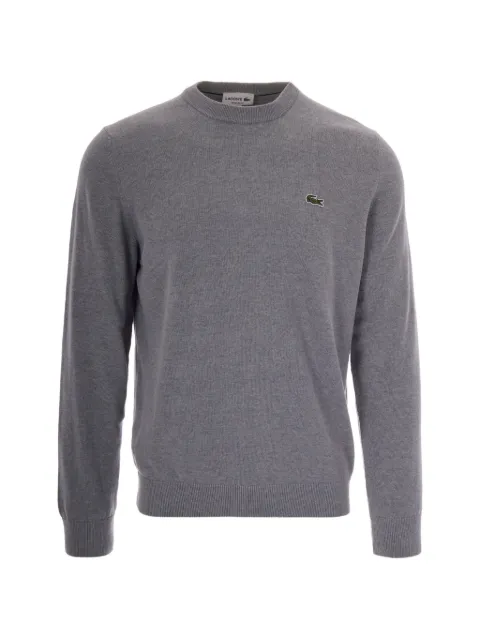 Lacoste logo-patch sweater Grey AH0128