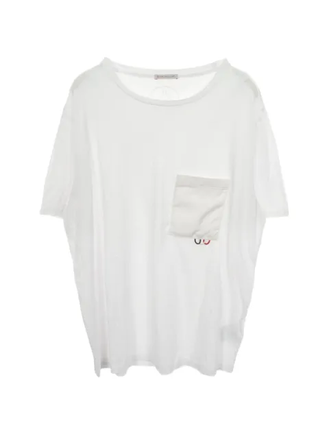 Moncler Vintage 2010s patch-pocket T-shirt White 1092038