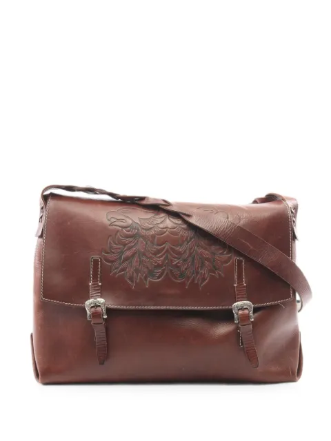Valentino Garavani Pre-Owned 2000s Eagle shoulder bag Brown 1092857