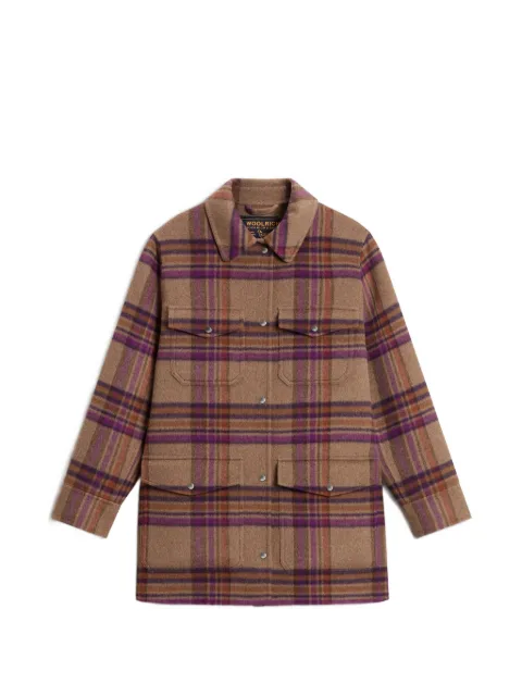 Woolrich double-face oversized coat Brown CFWWOS2037FRUT5417