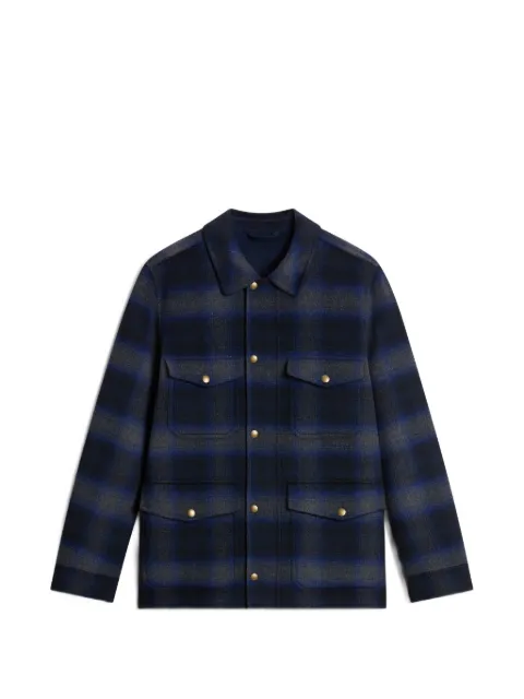 Woolrich checked shirt jacket Blue CFWOOU2185MRUT5417