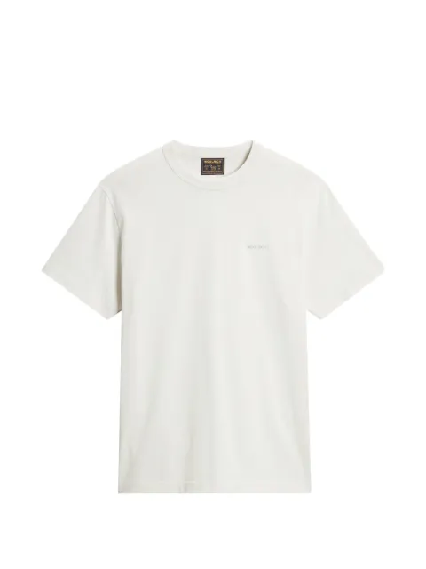 Woolrich logo-embroidered cotton T-shirt White CFWOTE2020MRUT5334