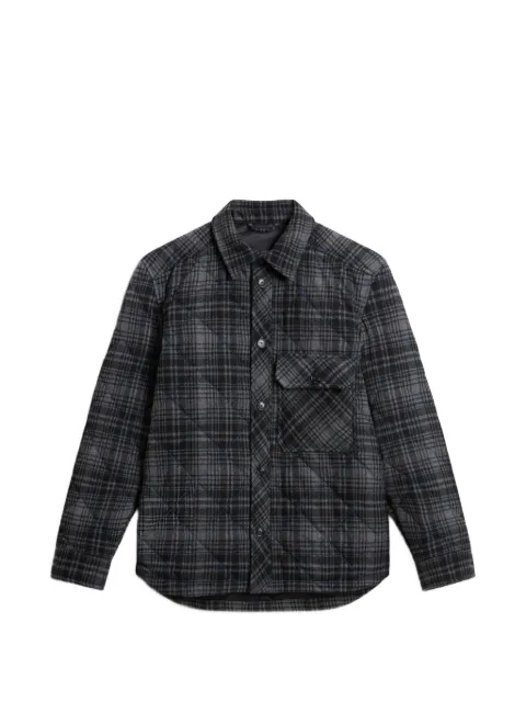 Woolrich checked quilted shirt jacket Grey CFWOOS2060MRUT3046