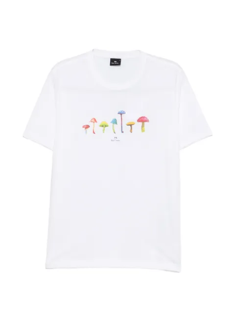 PS Paul Smith mushroom-print T-shirt White M2R011RWP6077