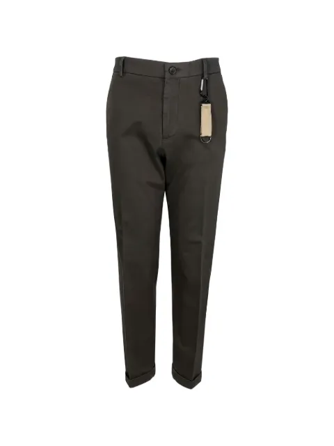 Manuel Ritz carabiner-detail turn-up trousers Brown 4132P1448TC26379029