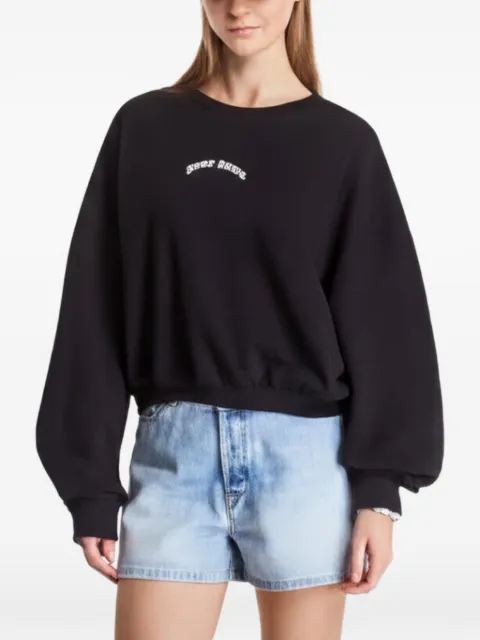 Palm Angels Curved Logo sweatshirt Black PAWBA003FL001100A