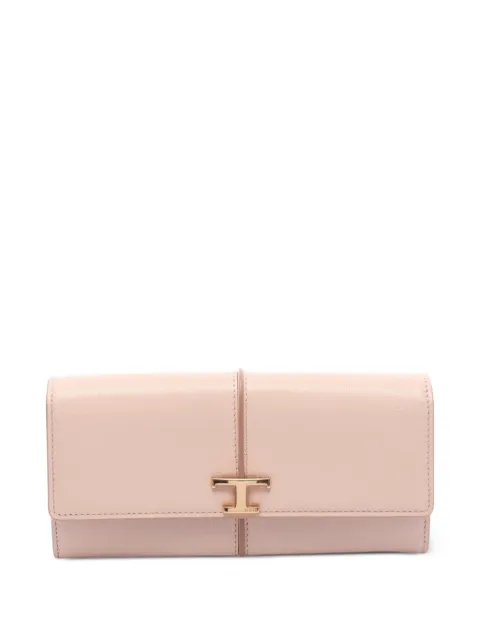 Tod's Vintage 2010s T Timeless bi-fold wallet Pink 1091278