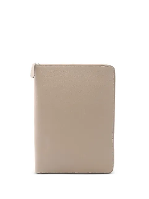 Fendi Pre-Owned 2010s pebbled leather coin purse Neutrals 1097597