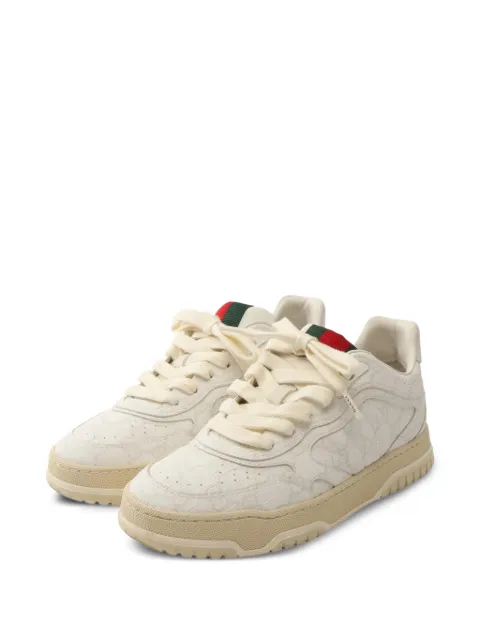 Gucci Pre-Owned 2010s Re-Web GG Supreme sneakers Neutrals 1097832