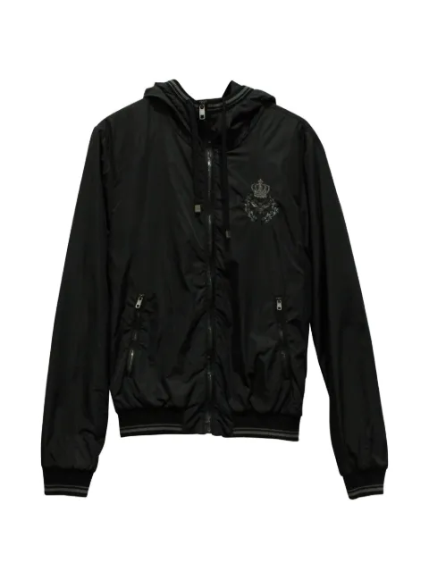 Dolce & Gabbana Pre-Owned hooded bomber jacket Black MRPPUGBCL140543M