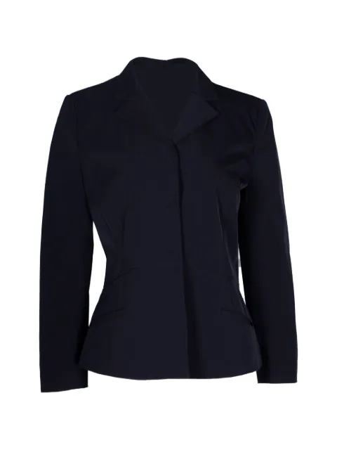 Prada Pre-Owned single-breasted blazer Black NAPPUHKCL361262W