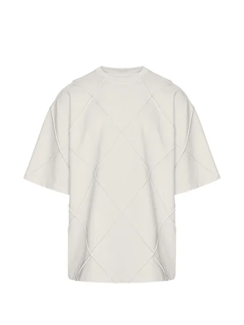 HAMZA Diamond oversized T-shirt Neutrals DIAMONDOVERSIZEDTSHIRT