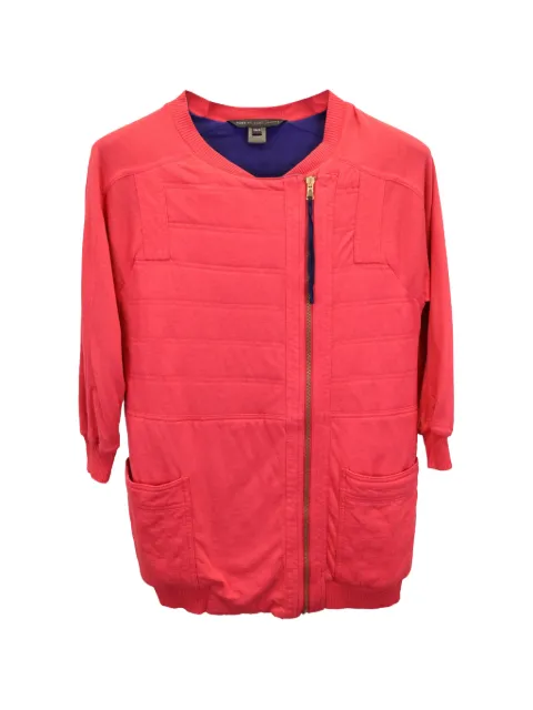 Marc Jacobs Vintage quilted asymmetric-zip jacket Red NAPPUUSCL368667W