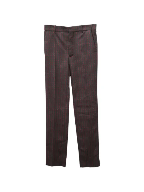 Balenciaga Pre-Owned plaid Classic Fit trousers Brown TONPUGBCL175840W