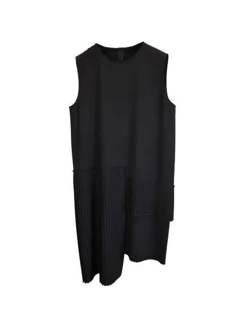 Maison Martin Margiela Pre-Owned asymmetric pleated dress Black NAPPUUSCL397112W