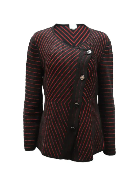 Emporio Armani Pre-Owned chevron sweater Red NAPPUGBCL115966W