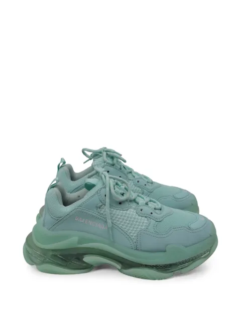 Balenciaga Pre-Owned Triple S Clear Sole sneakers Green BAPUUSSH768500W