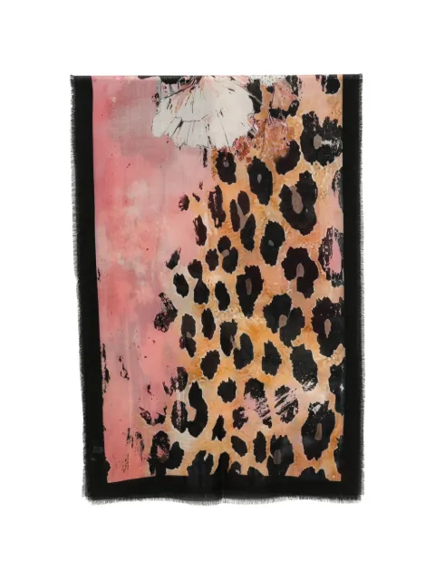 D'aniello animal-print scarf Pink MIKA