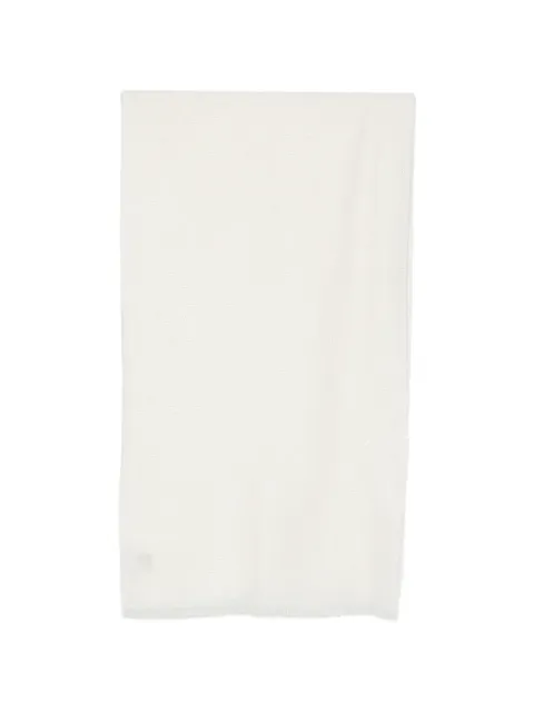 D'aniello Anais sequin-embellished frayed scarf Neutrals ANAIS
