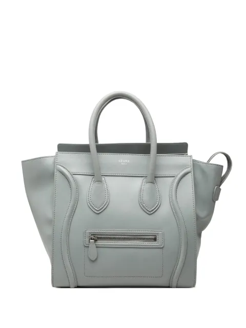 Celine Pre-Owned 2013 Mini Leather Luggage tote bag Grey R4O1PUOZ35QQBOT6