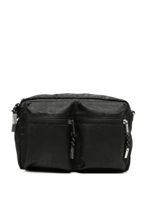 FENDI FF logo-jacquard shoulder bag Black 7VA695B12N