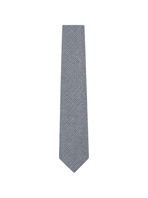 Tombolini geometric-print tie Blue WK09ZSA5F770