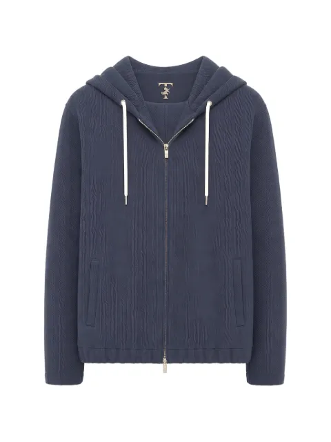Tombolini ribbed-knit zip-up tracksuit Blue SBM6EY01R787