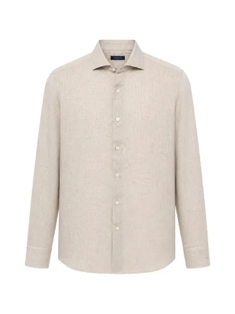 Tombolini spread-collar button-up shirt Neutrals RC29EQ02U040