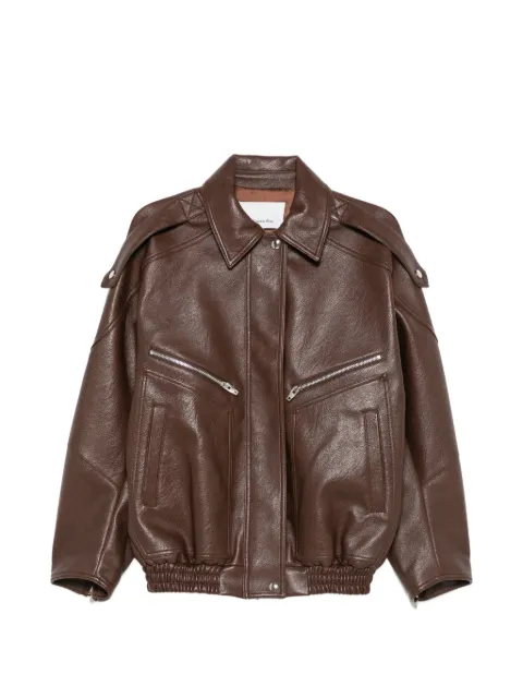 The Frankie Shop zip-fastening jacket Brown JAFS22714200