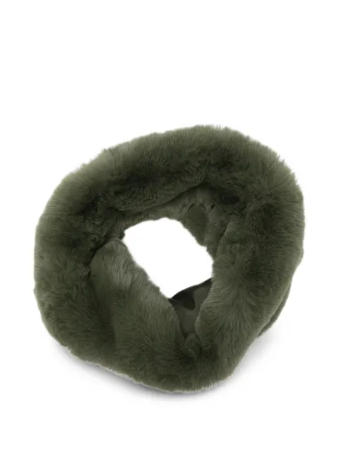 The Frankie Shop faux-fur snood scarf Green SCFS22929407
