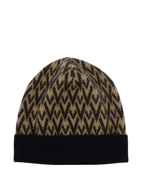 Valentino Garavani Toute La V-signature beanie hat Neutrals HB02MMLC