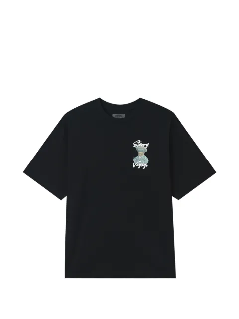 Musium Div. graphic-print T-shirt Black MMUTEM01348X