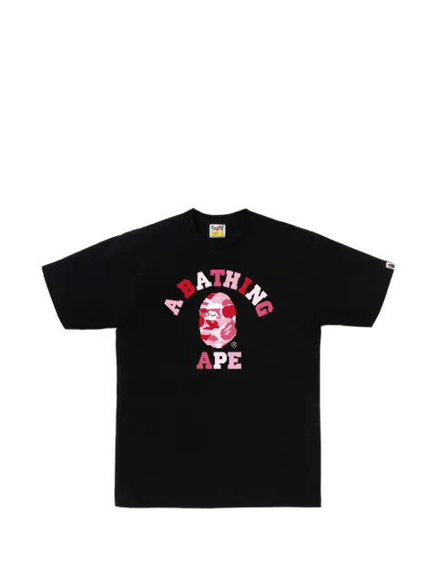 A BATHING APE® Ape-Head T-shirt Black 001TEM801005M
