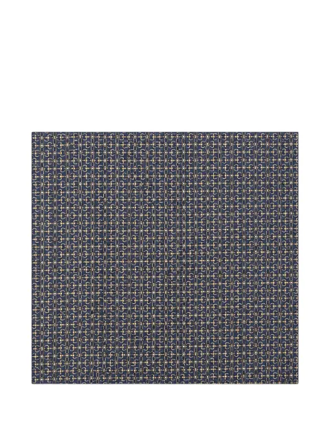 Tombolini horsebit-print pocket square Blue WF43ZSA7F780
