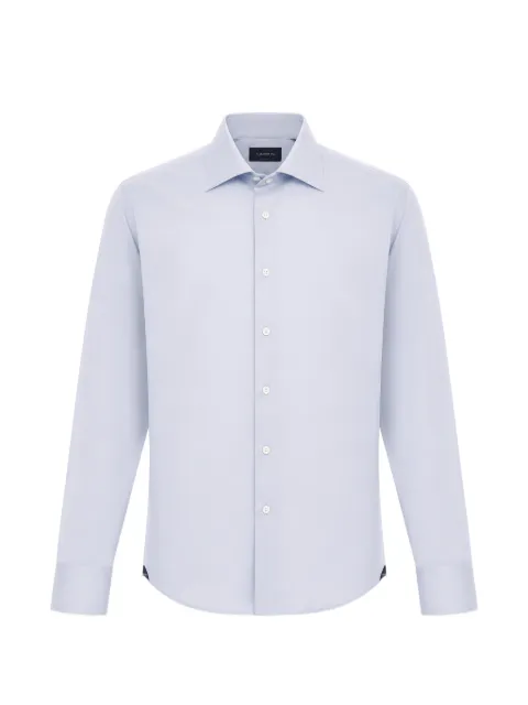 Tombolini spread-collar long-sleeve shirt Blue RC29EQ95U750