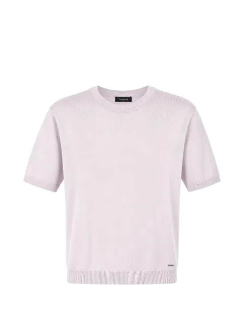 Tombolini fine-knit crew-neck T-shirt Pink WM100ZMP6U600