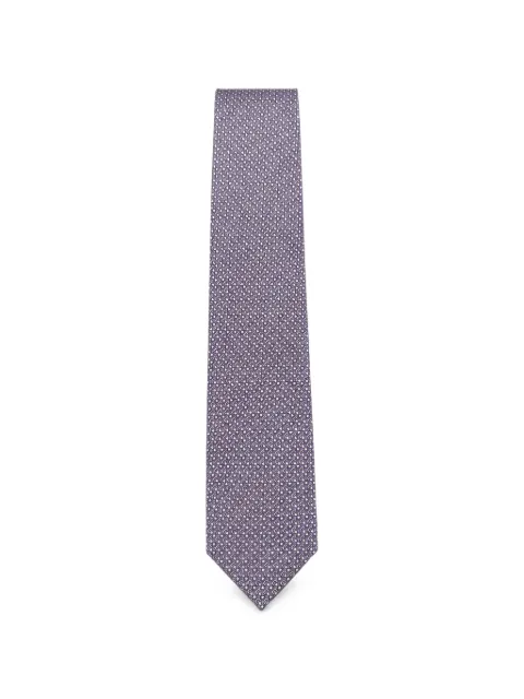 Tombolini geometric-print tie Purple WK09ZSA5F640