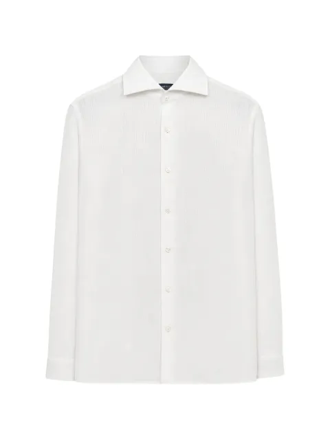 Tombolini spread-collar long-sleeve shirt White RC29EQ02U010