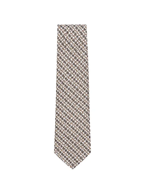 Tombolini geometric-print tie White WK09ZSA7F770