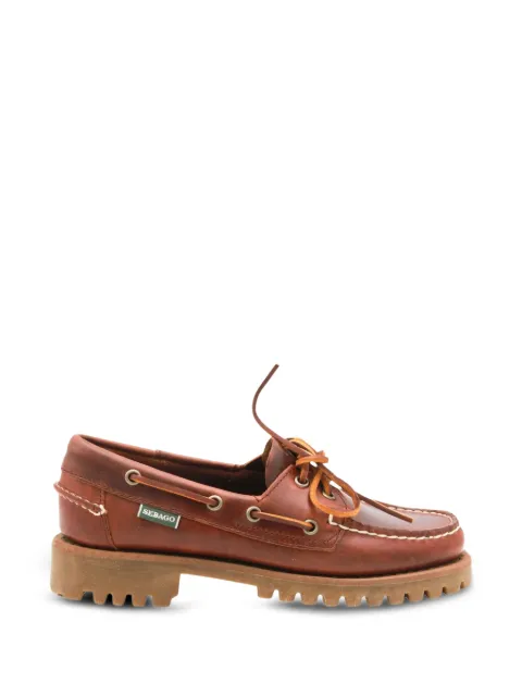 Sebago lace-up lug-sole boat shoes Brown 7002IR0925