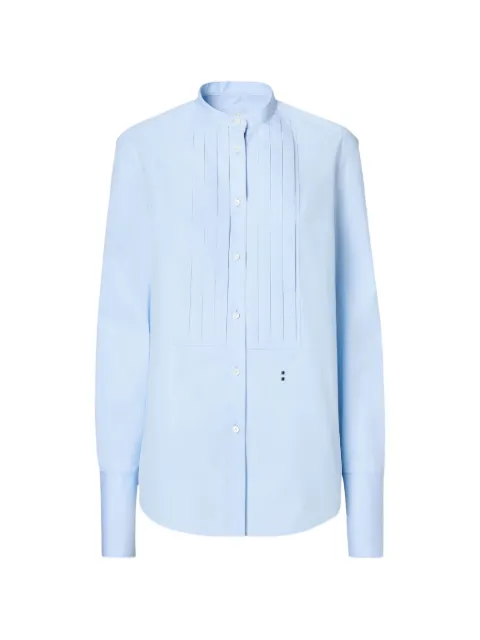 FENDI light blue poplin shirt Blue FS8391AMVL