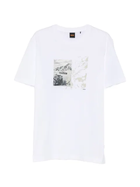 BOSS graphic-print T-shirt White 50566627